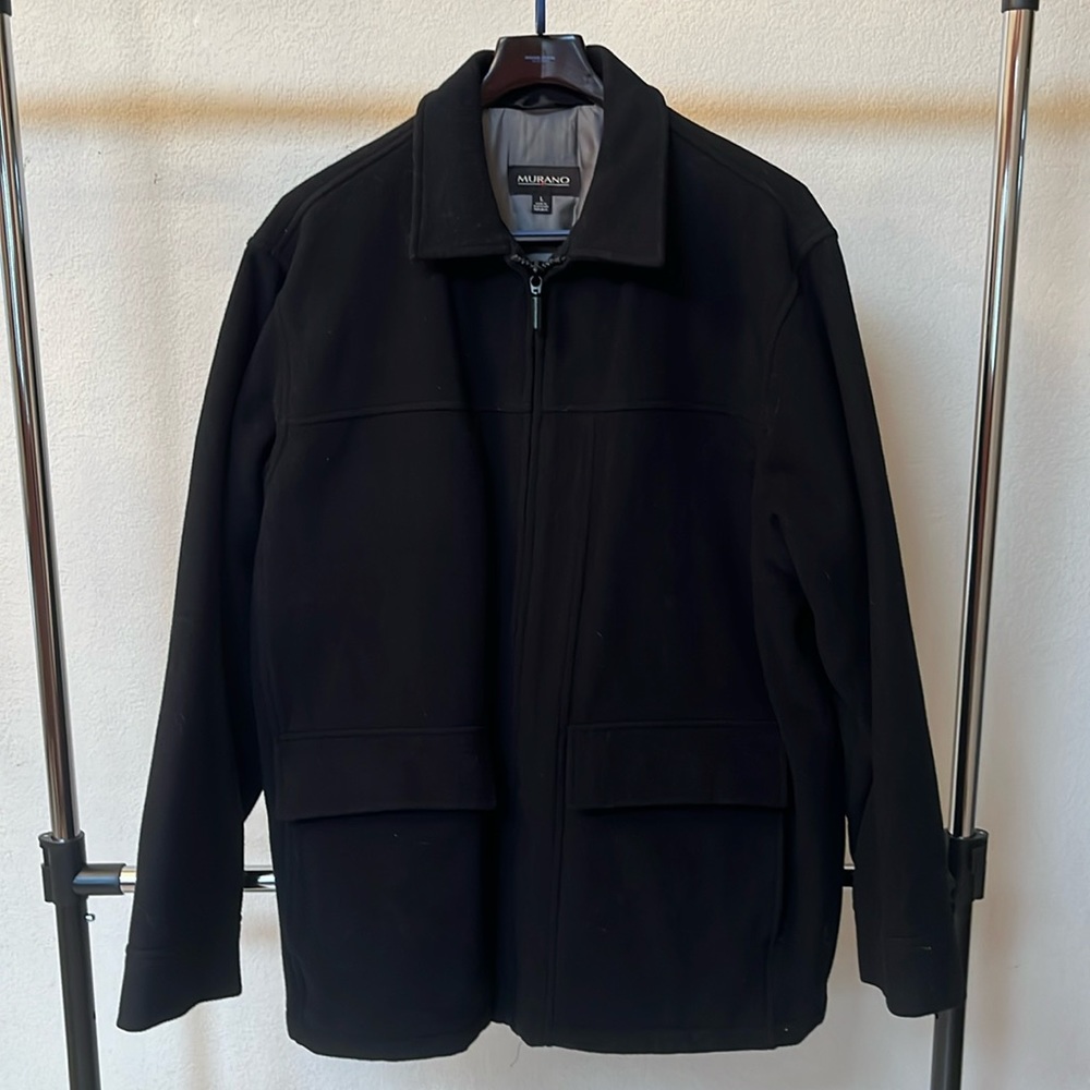 A  jacket by Murano. Size L. Black.